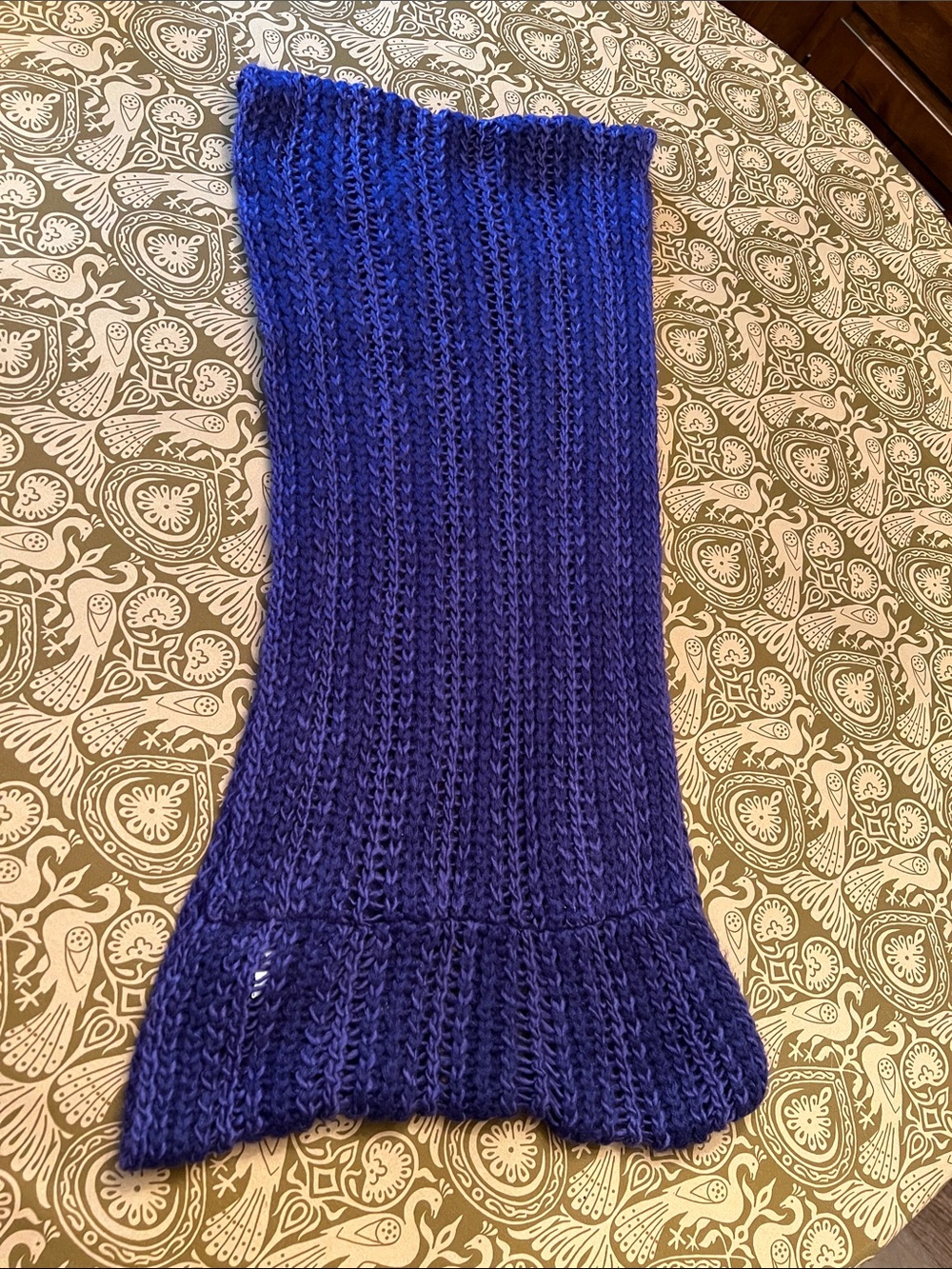 Isaac Mizrahi Purple Knit Infinity Scarf